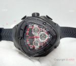 AAA Quality Replica Lamborghini Spyder 124BBR Watch Solid Black